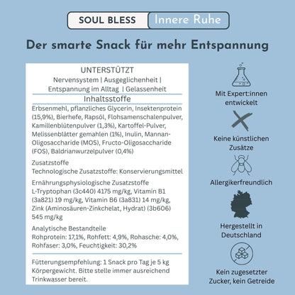 Inhaltsstoff- und Zusatzstoffübersicht zu Soul Bless